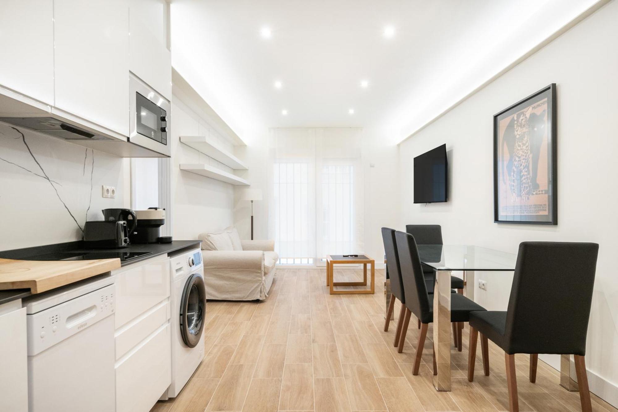 Ferienwohnung Apartamento Unico En Gran Via Madrid Exterior foto