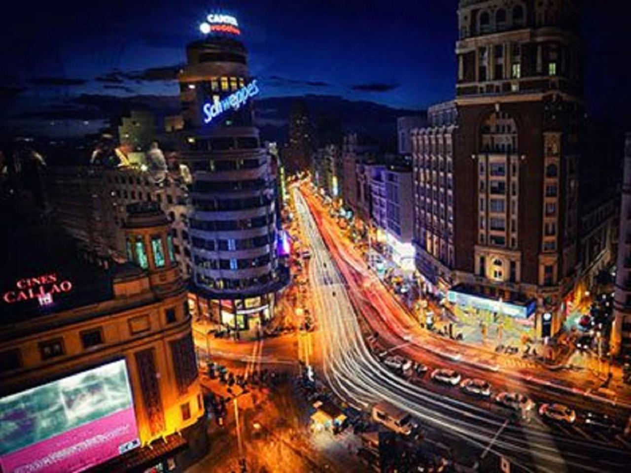 Ferienwohnung Apartamento Unico En Gran Via Madrid Exterior foto